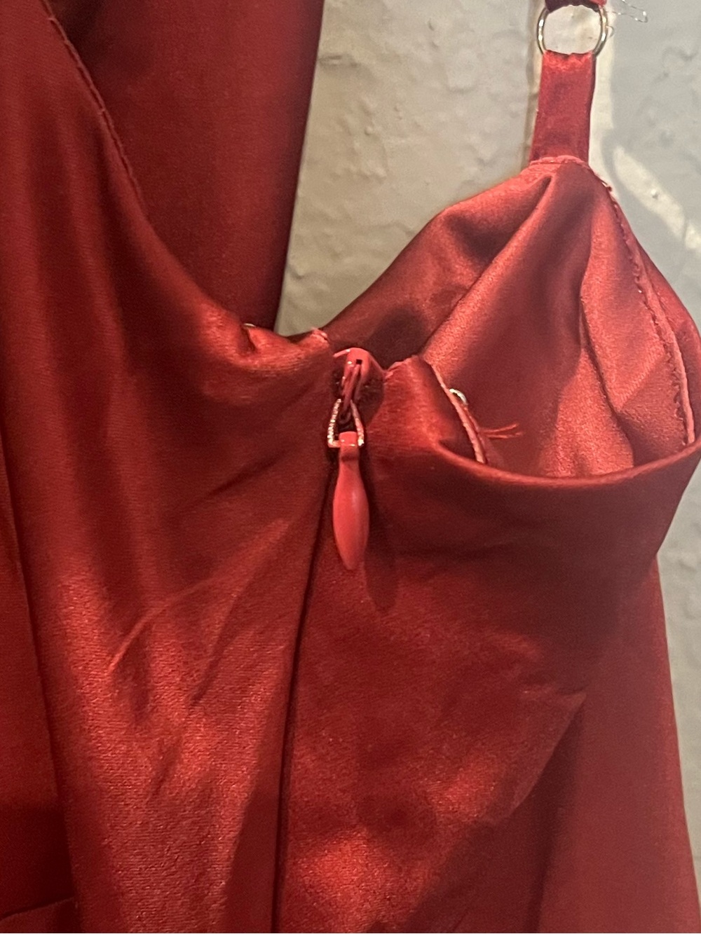 12th Tribe Mulberry Ombré Satin Maxi Dress - Picture 6 of 8
